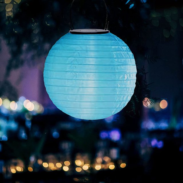 10X10 inch Solar Powered Outdoor Hanging Lanterns