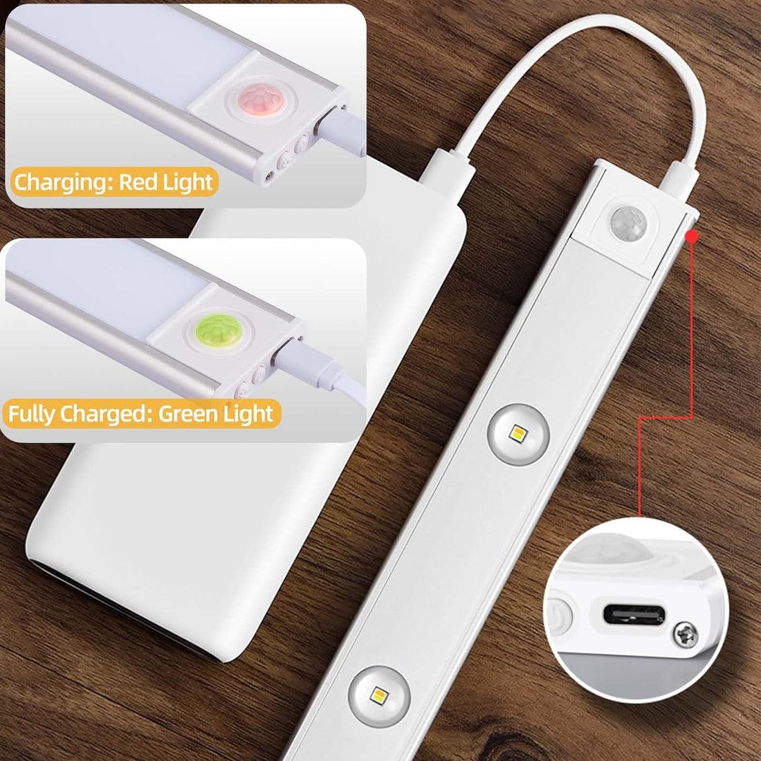LED Under Cabinet Wireless Lights (40 CM) - Warm White