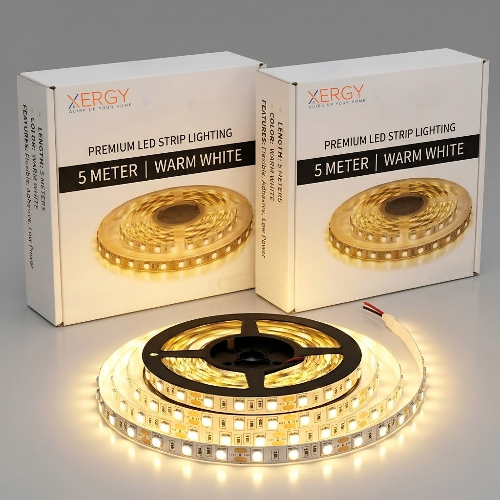 XERGY LED Profile Light for Ceiling | 5-Meter 25W- Warm White