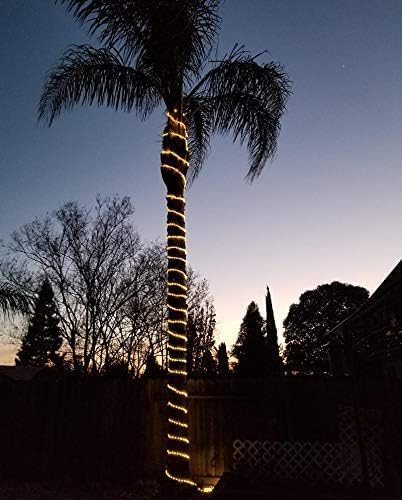 Rope String Lights - (Warm White, 15 Meter)