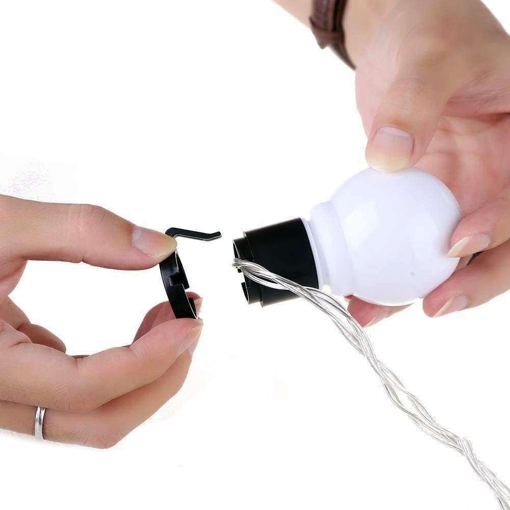 Plug-in Outdoor String Lights 17 Feet G50 Globe LED Light