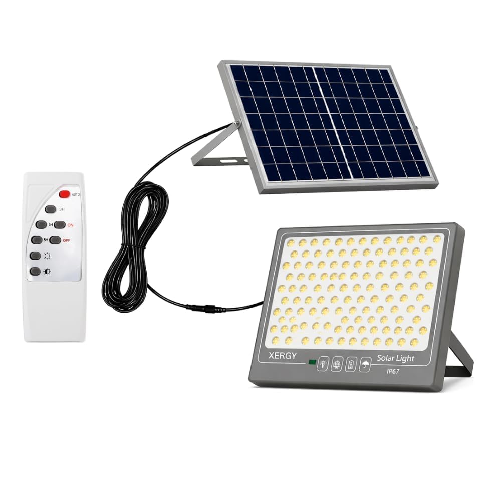 100W Solar LED Flood Light With Remote