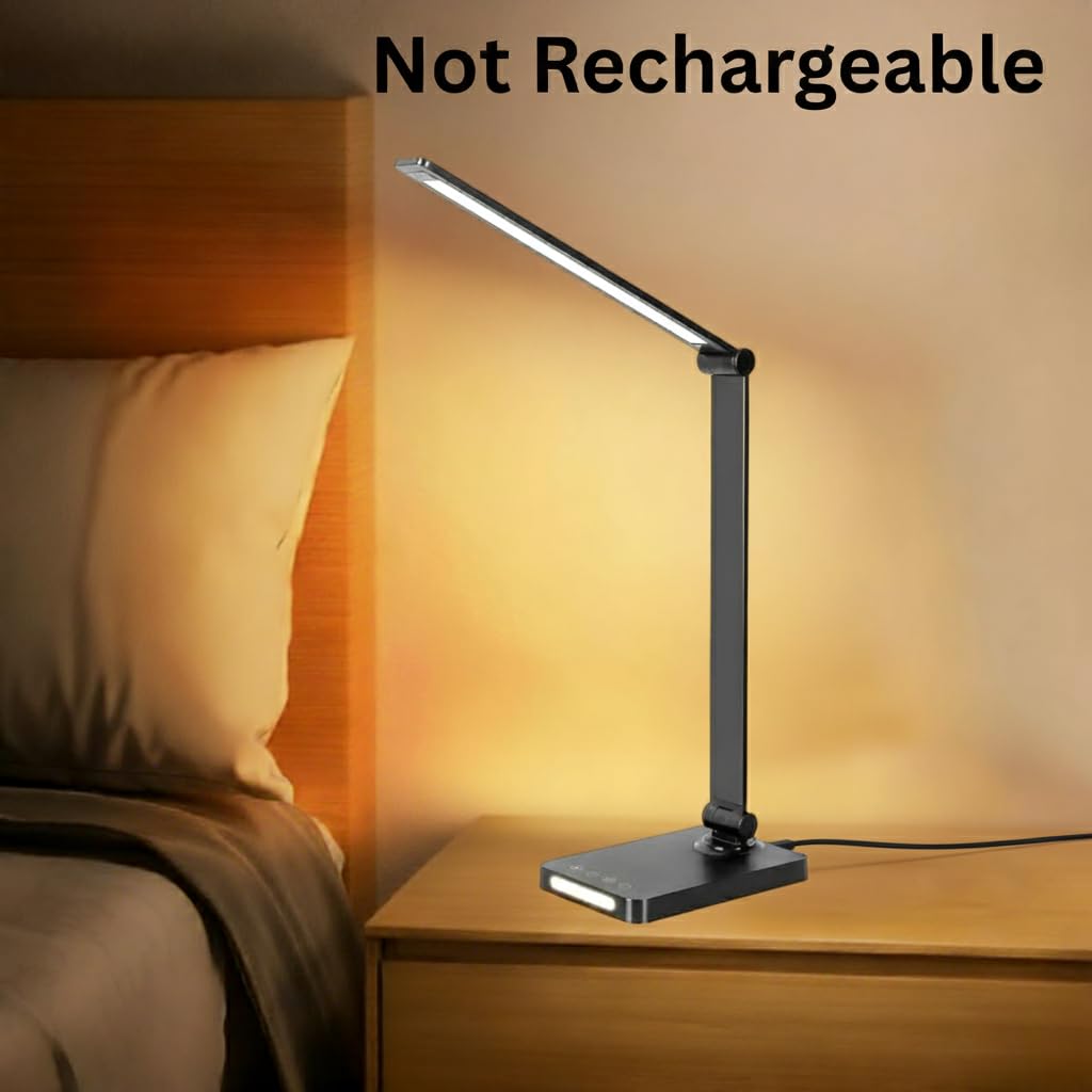 XERGY LED Desk Lamp with USB Charging Output