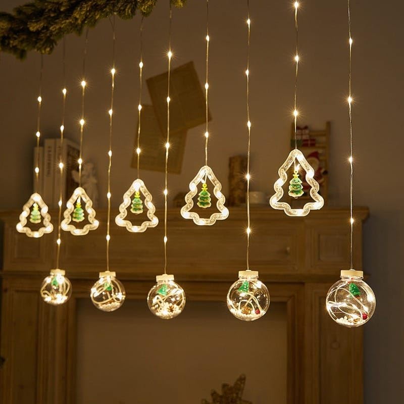 100 LED 4.5 m Decoration Star Rice Lights -Warm White
