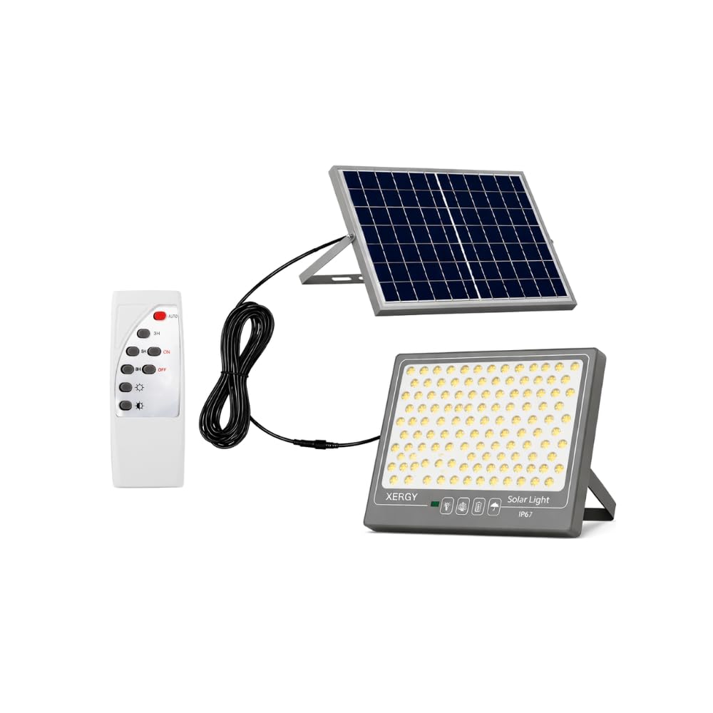50W Solar LED Flood Light With Remote