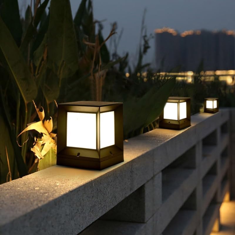 Modern Pillar Lamp With Remote