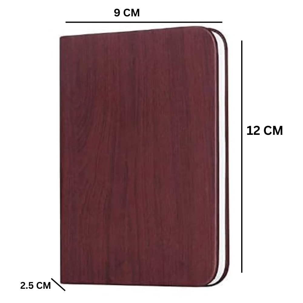 Wooden Folding Book Light - Brown