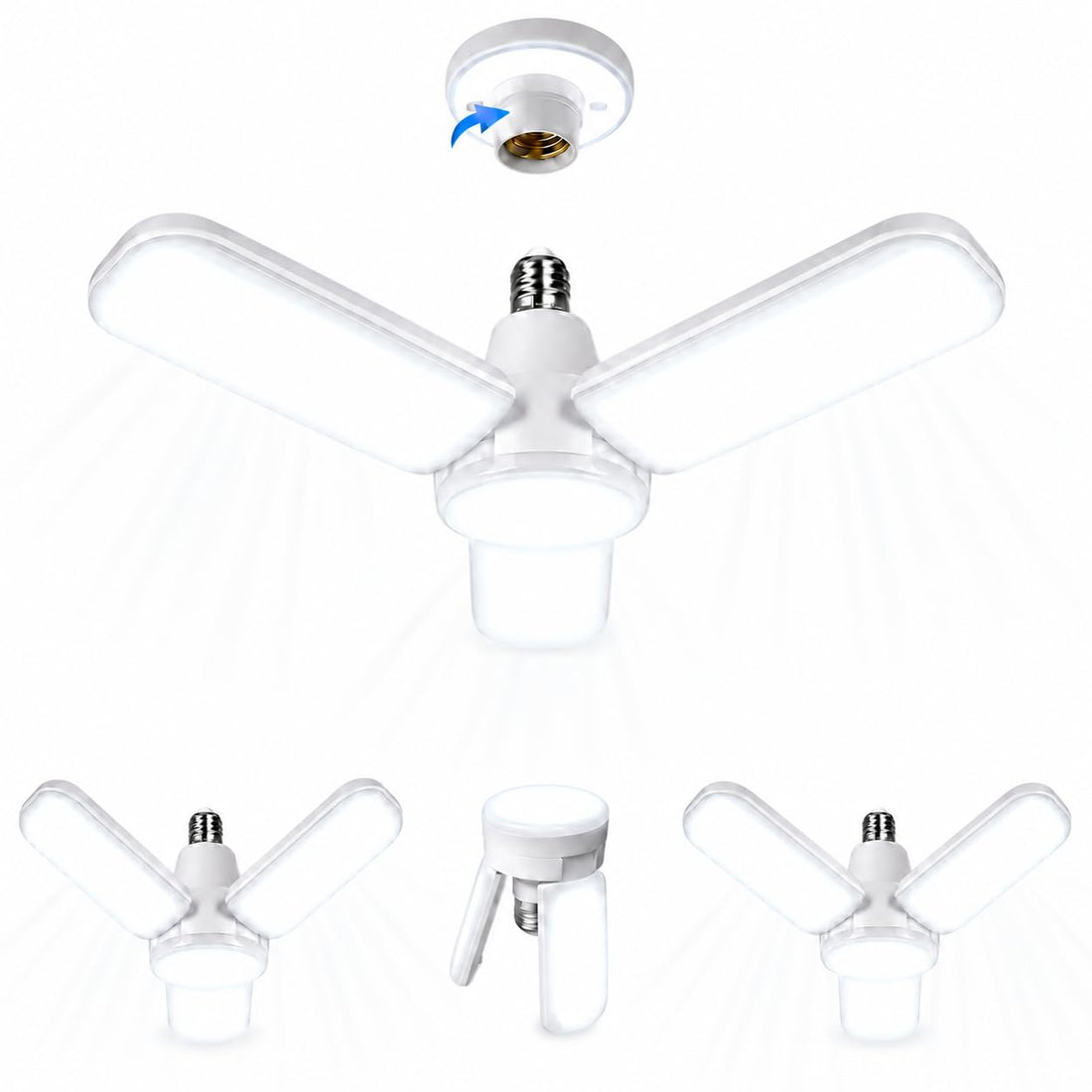 30W Adjustable Foldable LED light- White