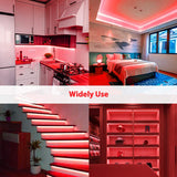 Xergy LED Neon Strip Lights 5Meter, IP67 Waterproof Neon Rope Light for Indoor Outdoor Home Decoration (Red, 12V 2A Power Adapter Included)