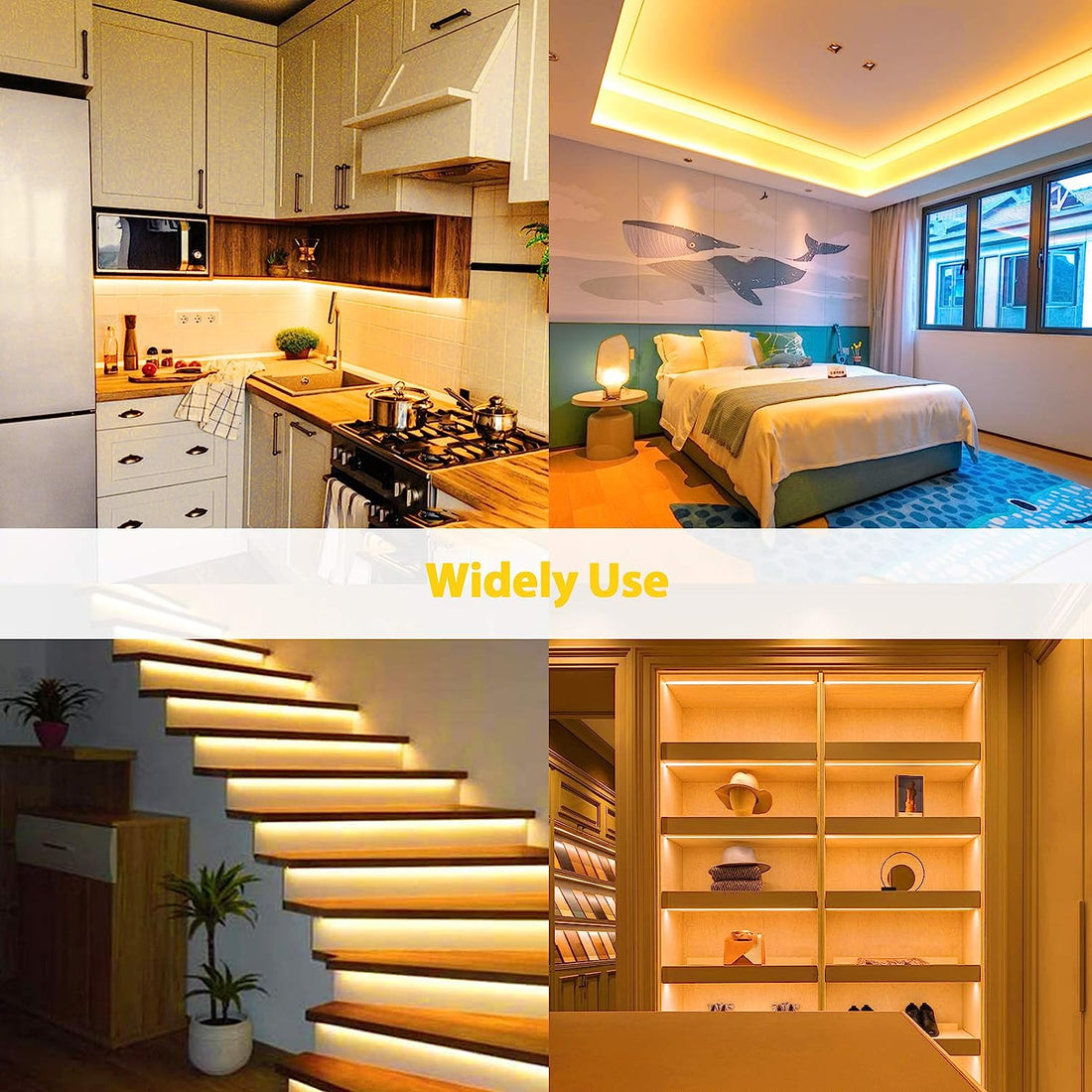 LED Neon Strip Lights - 5 Meter ( Yellow )