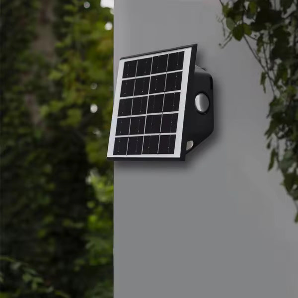XERGY LED Solar Powered Wall Fence Light, Night Spotlight for Garden (Warm White) (Pack of 1)