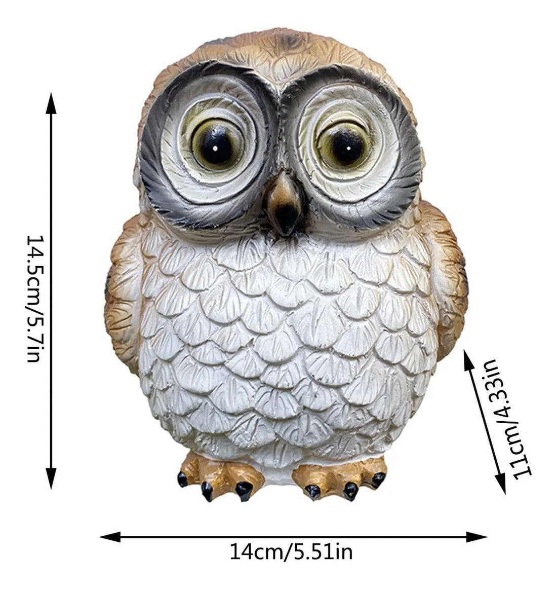 XERGY Solar Owl Figurine LED Light