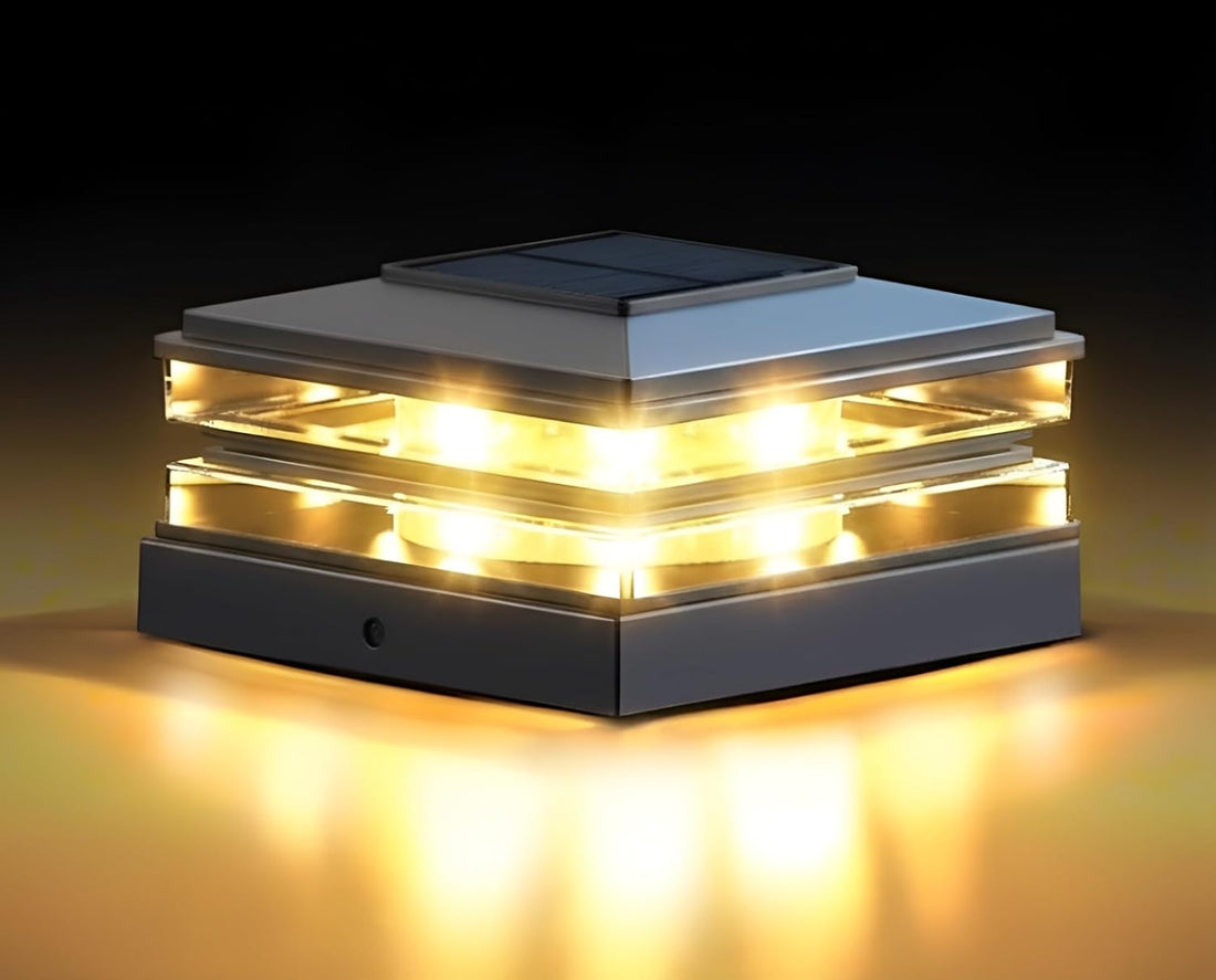 Solar Powered Waterproof 4x4 inch Post Cap Lights