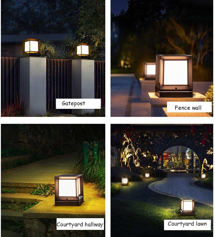 Modern Pillar Lamp With Remote