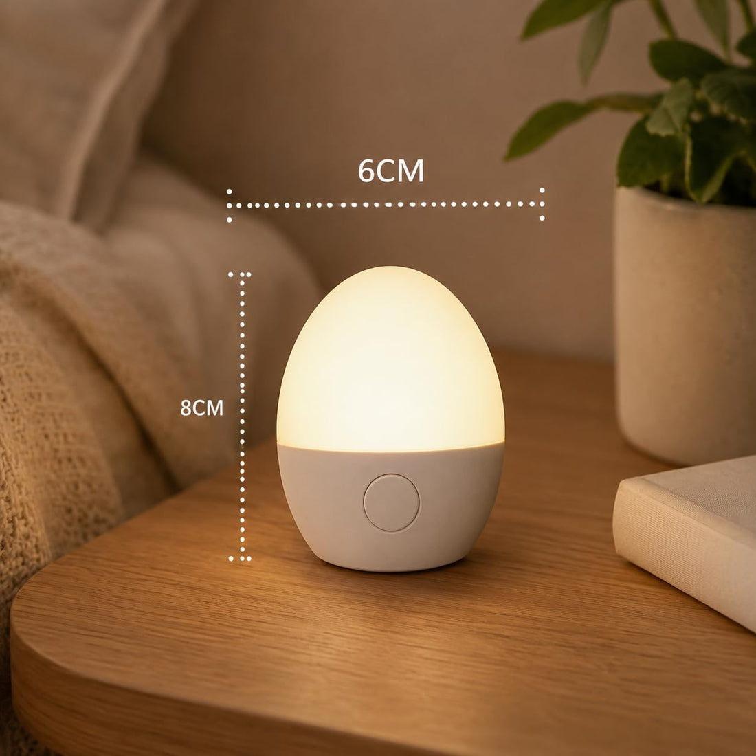 Plug-in LED Night Light Pink/White (Pack of 2)