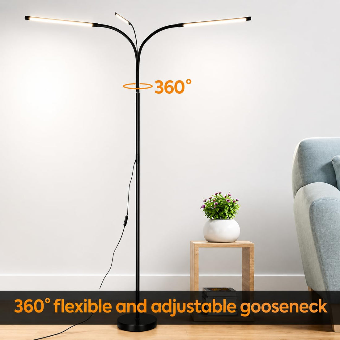 Modern Slim LED Floor Lamp