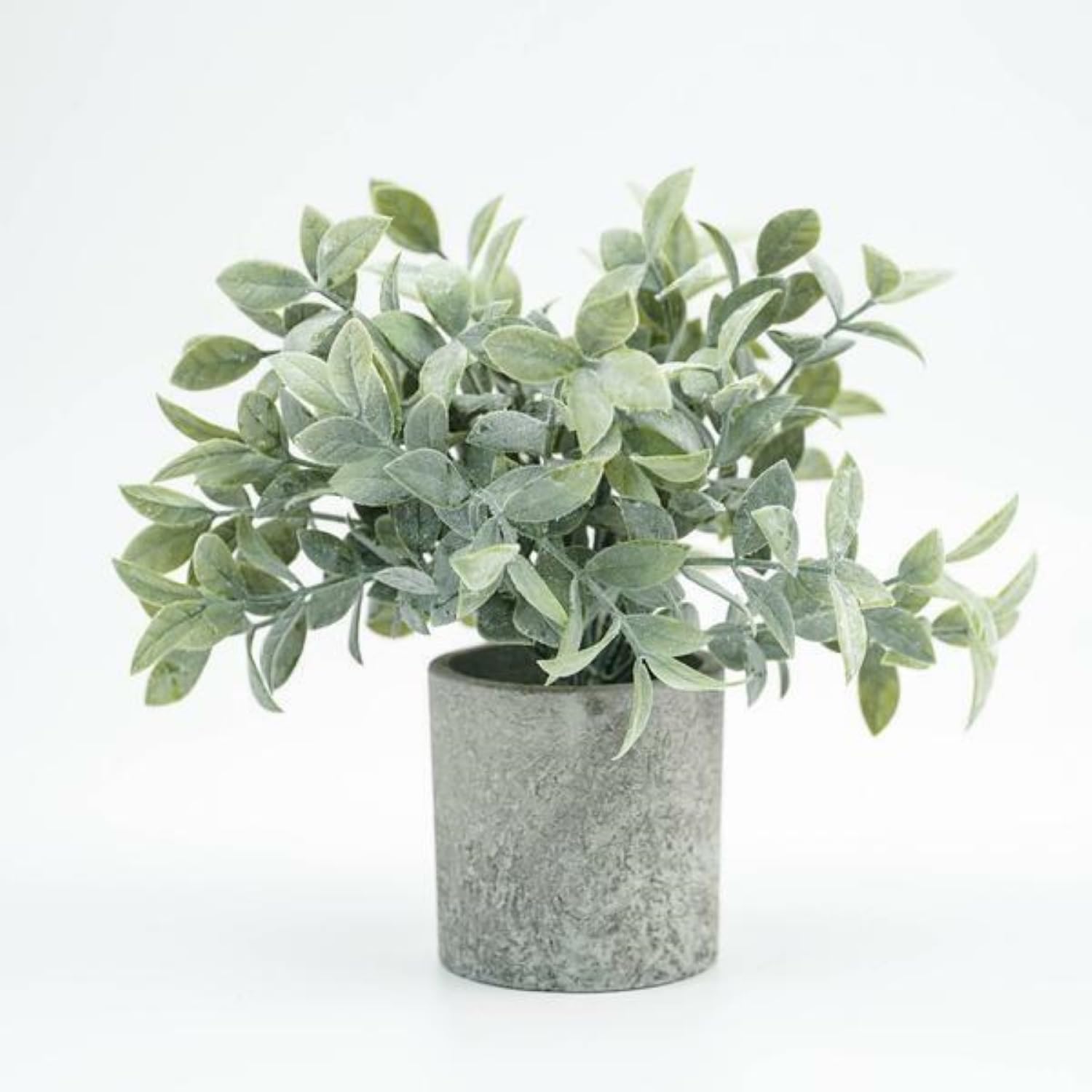 Artificial Bonsai Plant With Stonepot (7.9 inch , Green)