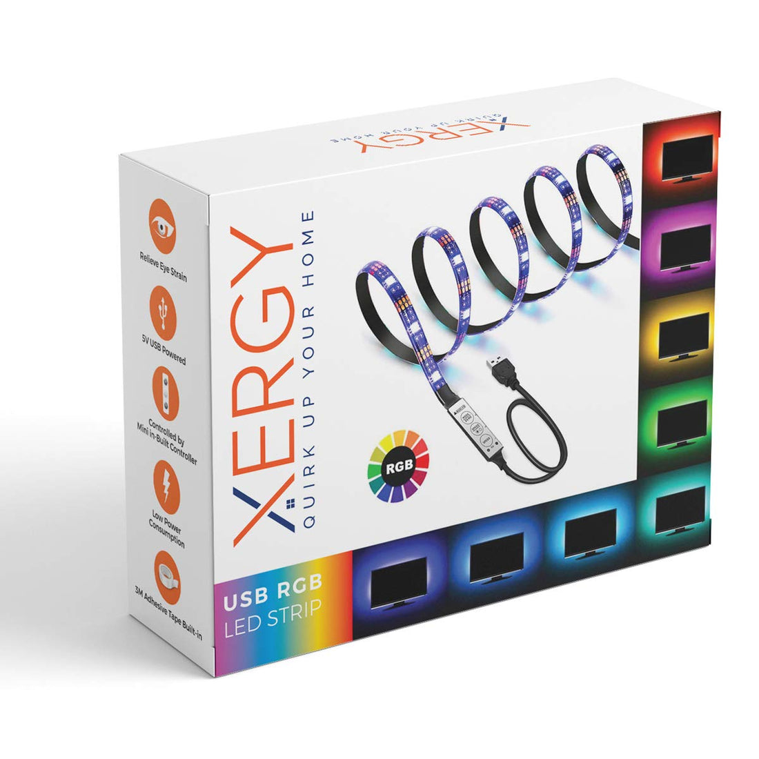 150 LED RGB LED Strip – TV Backlight - Multicolor ( 5 Meter )
