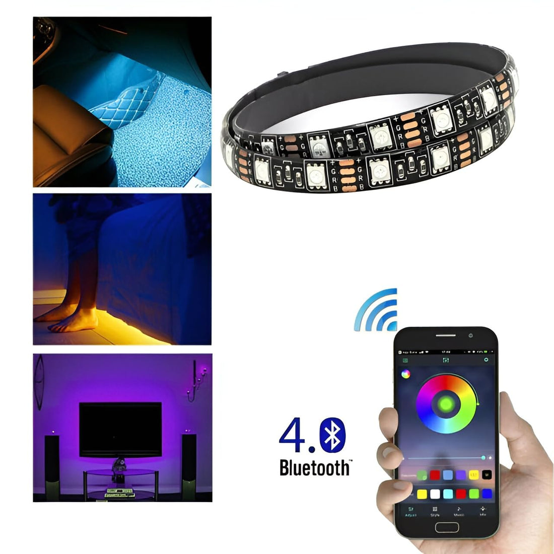 60 LED RGB Strip – TV Backlight - Multicolor (2 Meter)