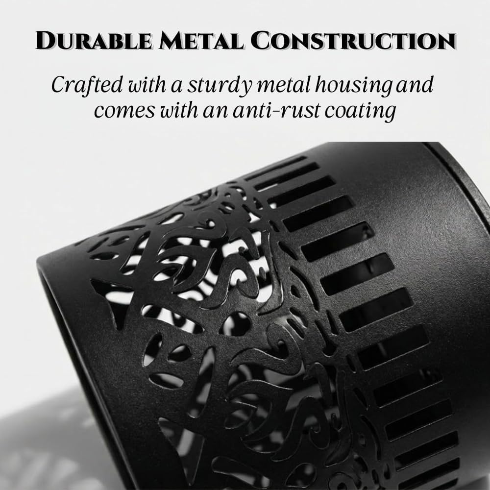 Solar Powered Seven-Color Changing Cycle Mandala Wall Light