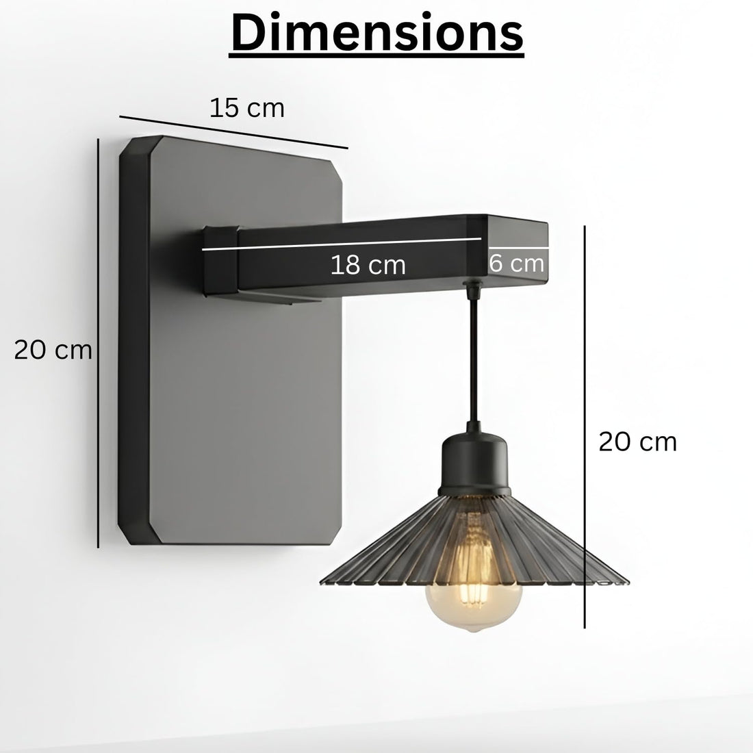 Solar Powered Outdoor Wall Light Lantern