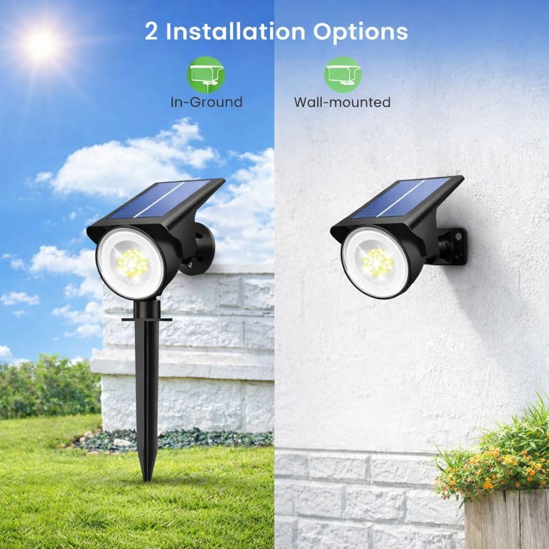 Solar LED Spot Lights- Pack of 2