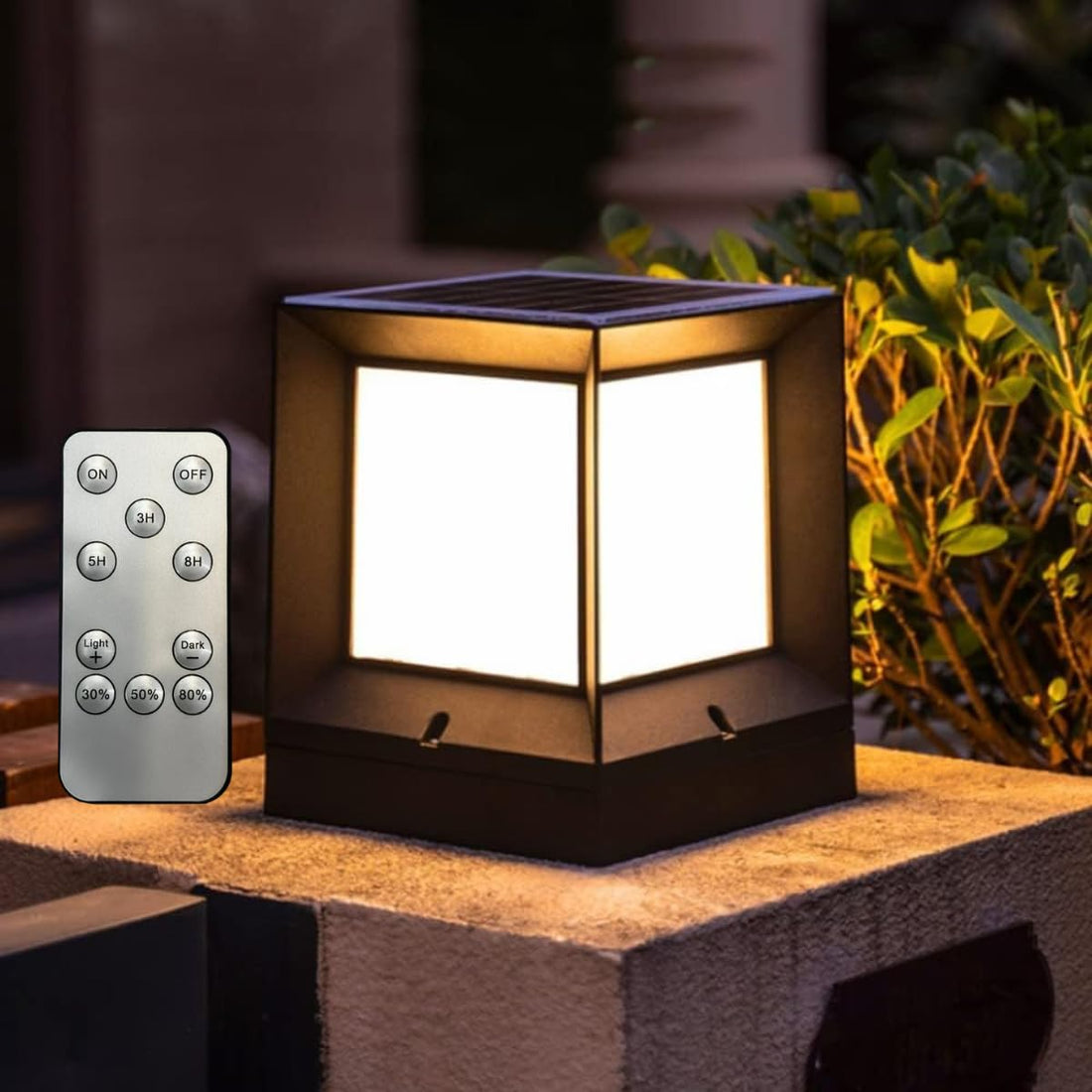 Modern Pillar Lamp With Remote
