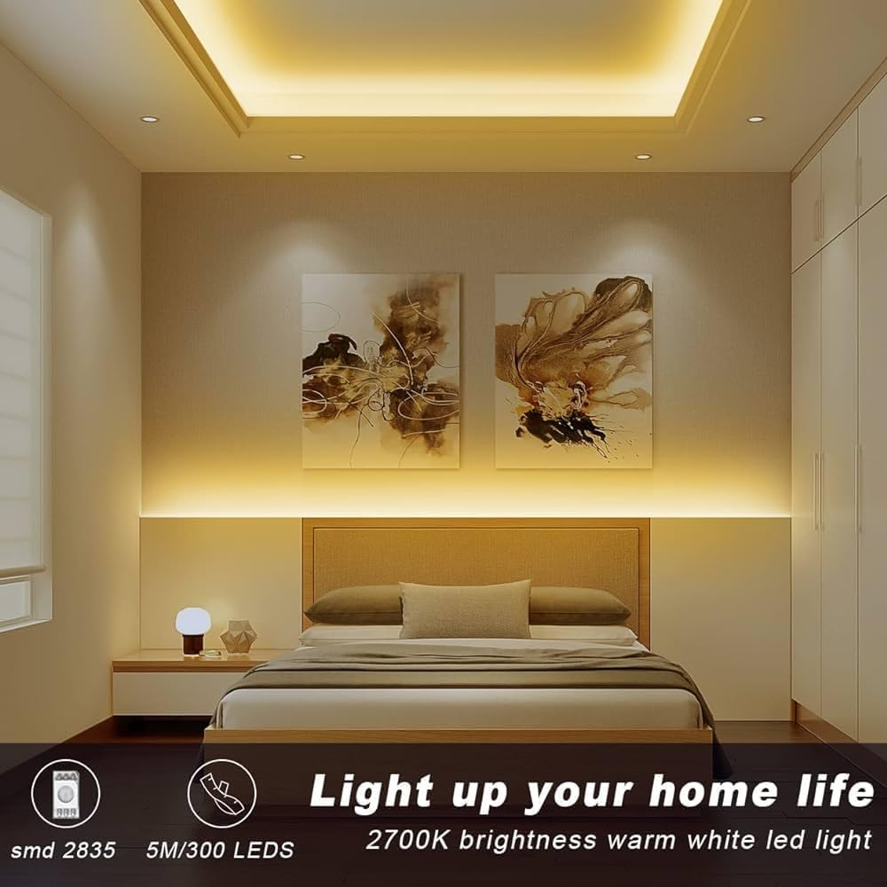XERGY LED Profile Light for Ceiling | 5-Meter 25W- Warm White