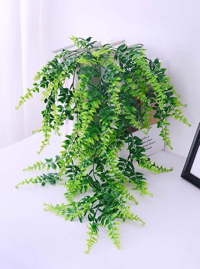 Boston Ivy Hanging Plant With Ceramic Pot