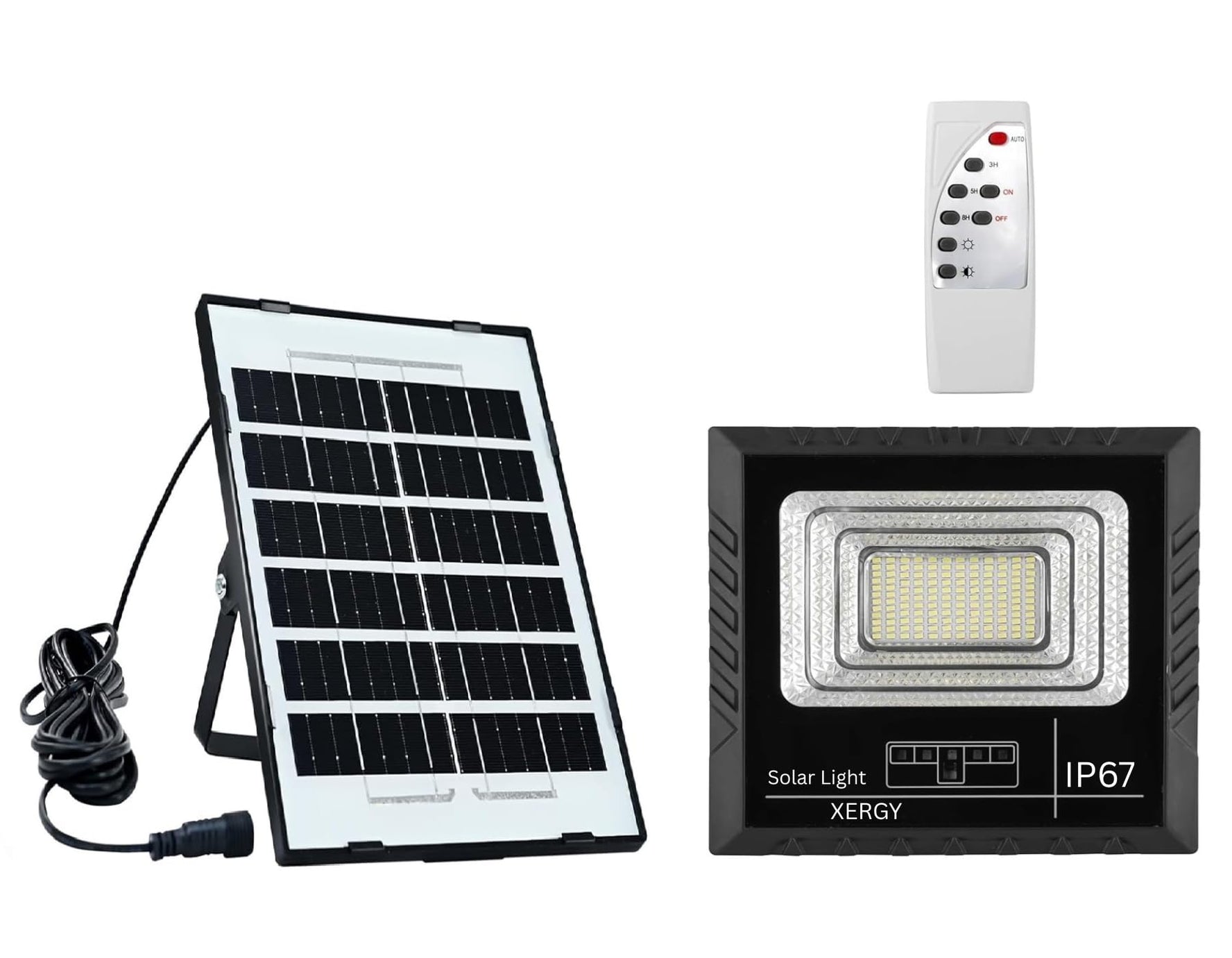 100W Solar Flood Light Outdoor With Remote