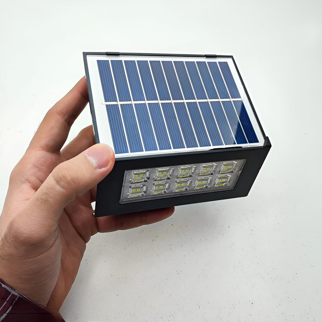 Solar Powered Fast Charging Modern Slim  Wall Light