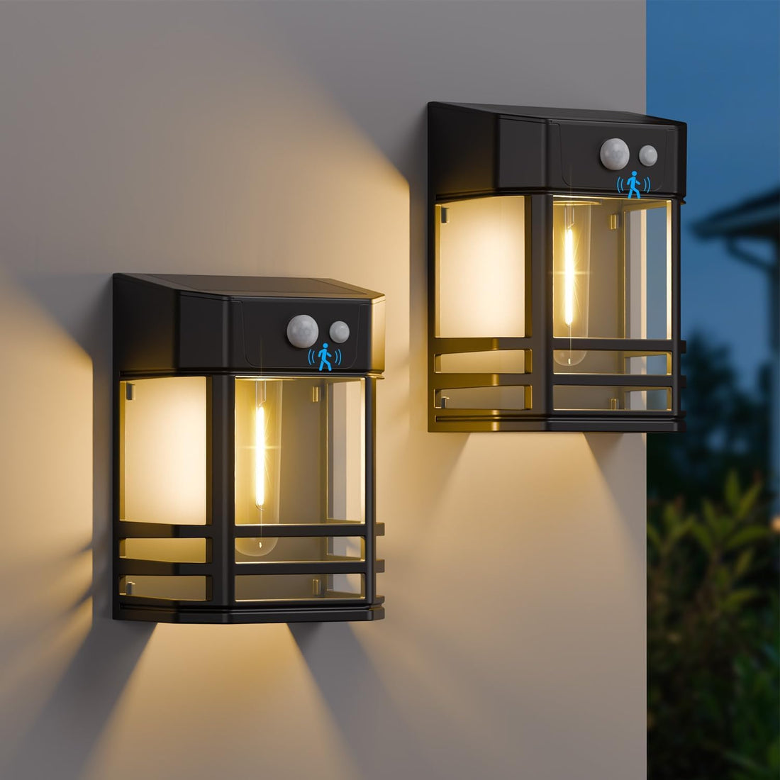 Solar Wall Lights with Motion Sensor