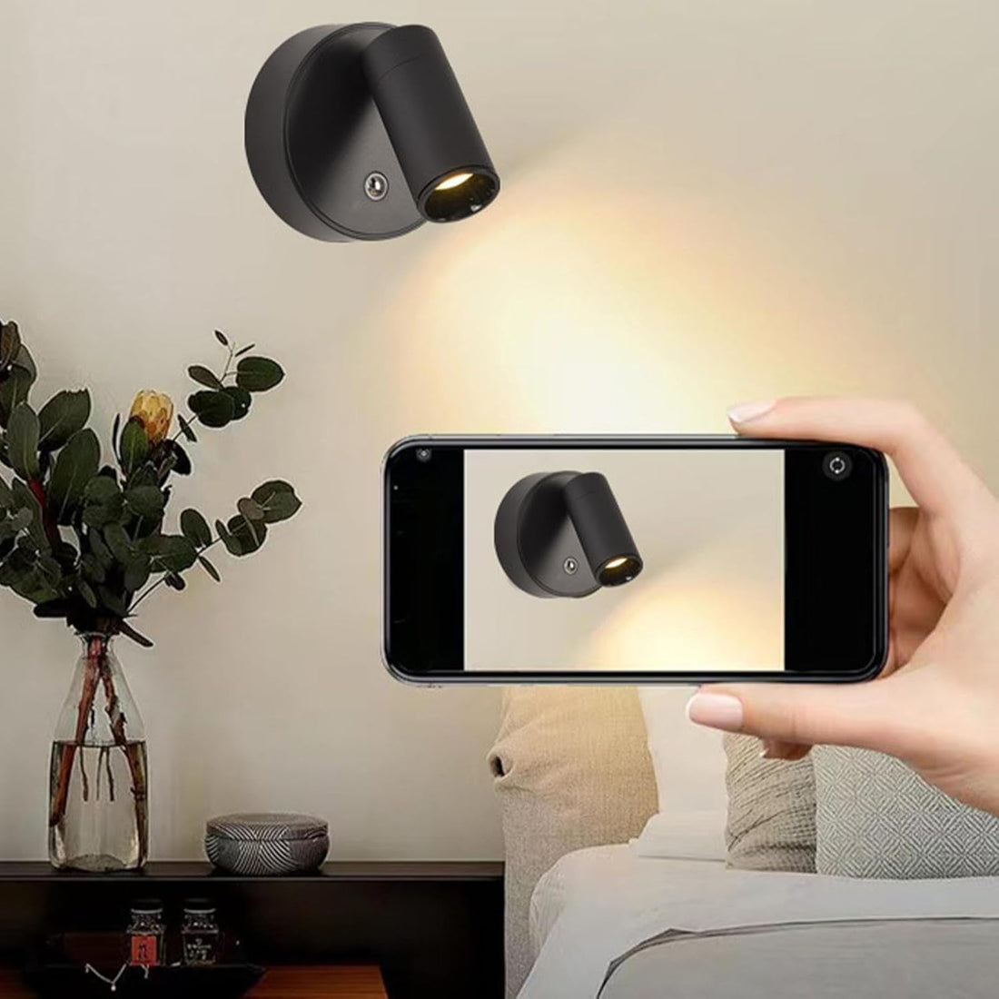 Magnetic LED Spot Light - Black