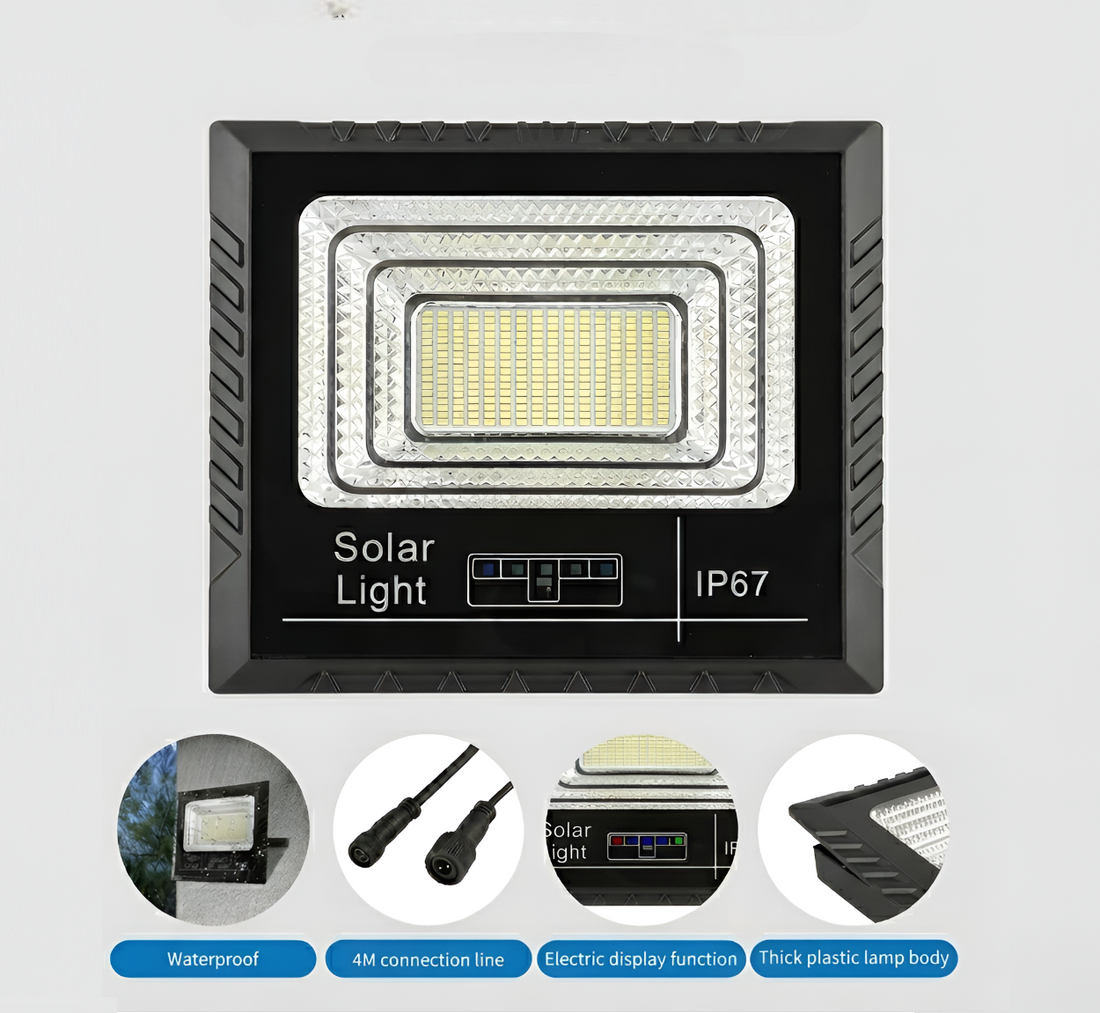 100W Solar Flood Light Outdoor With Remote