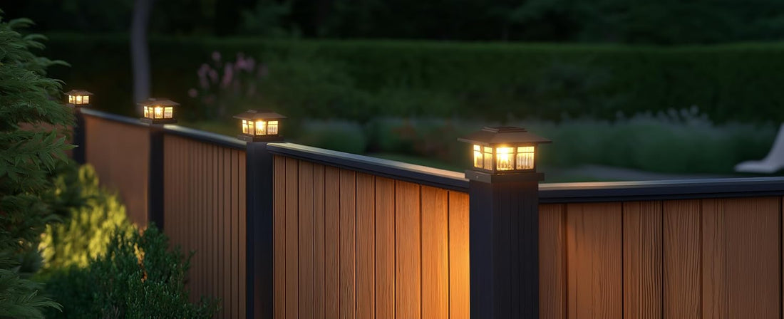 Solar Powered 4x4 inch Post Cap Lights