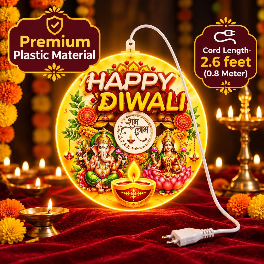 Happy Diwali LED Decorative Light