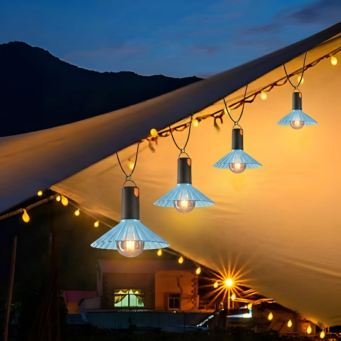 USB Rechargeable Camping Lantern Lights