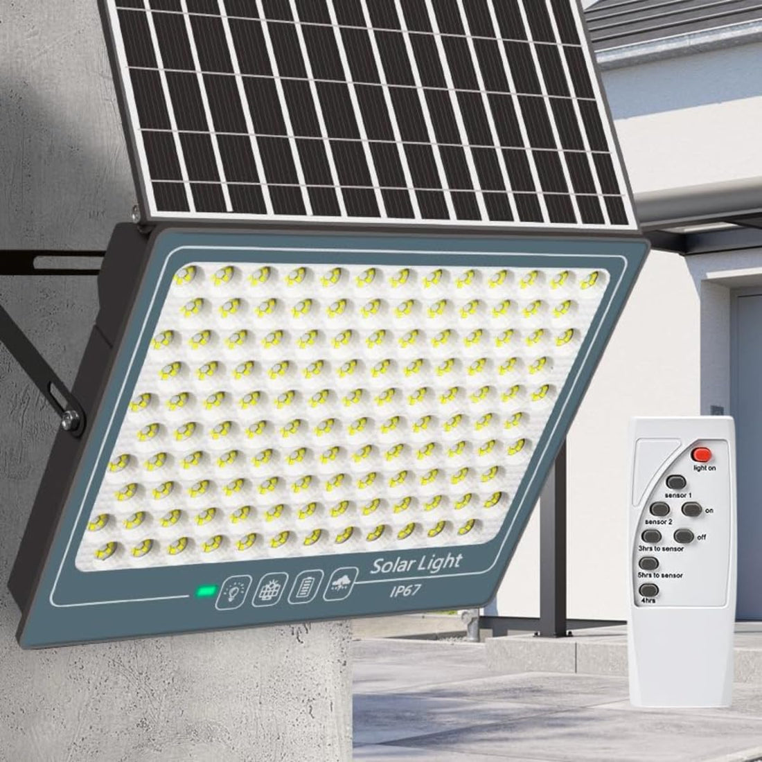 100W Solar LED Flood Light With Remote