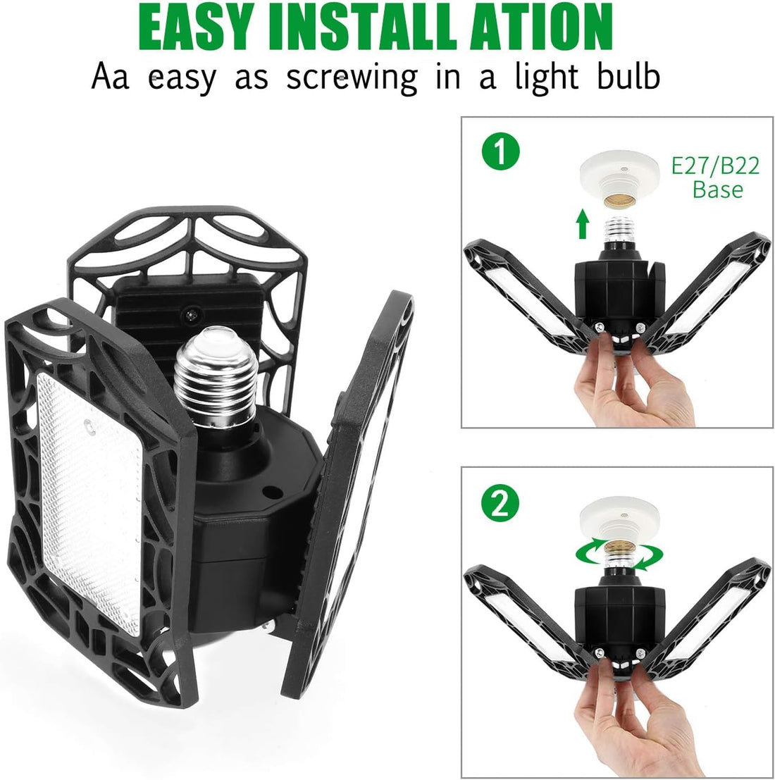 30W Adjustable Foldable LED light