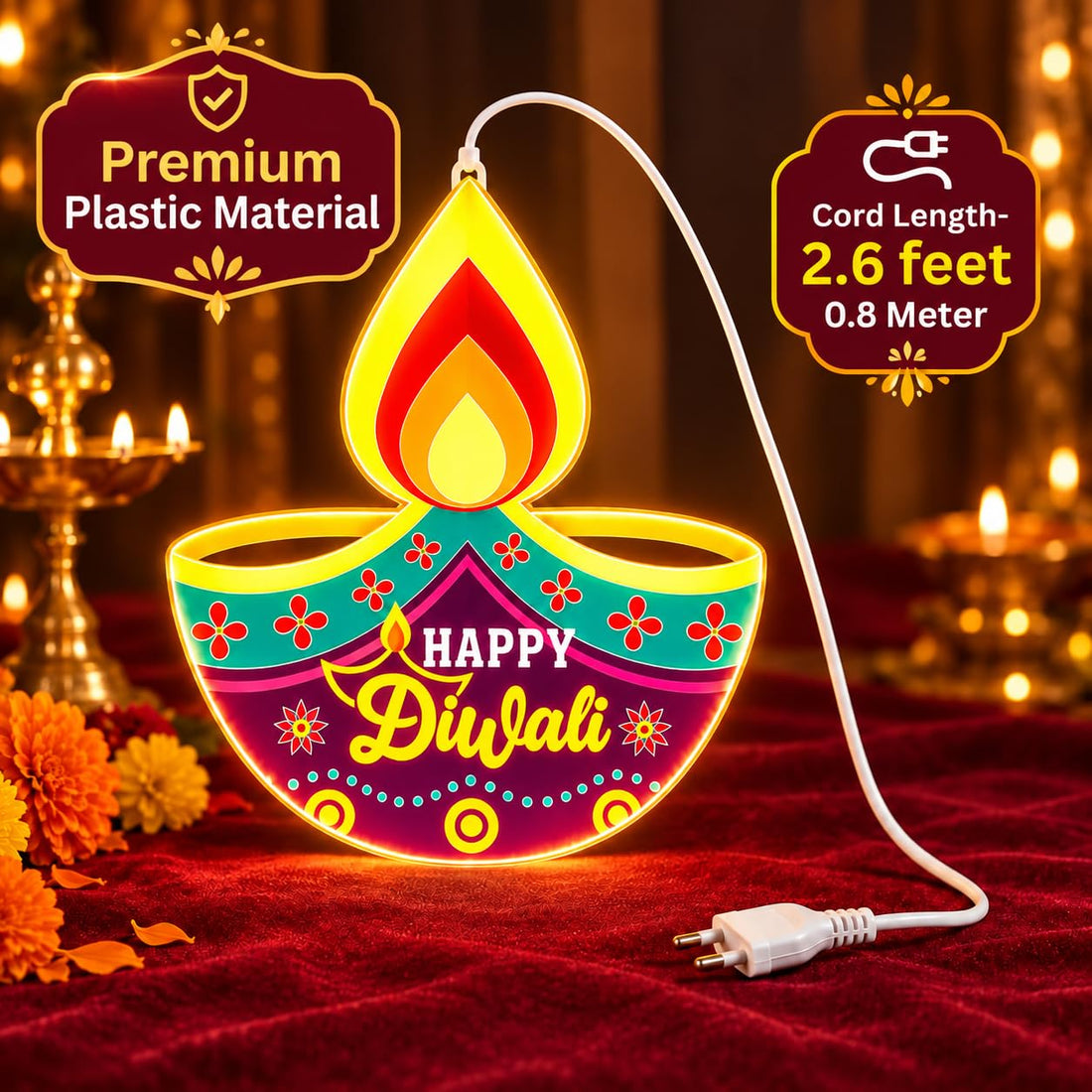 Diya Shape LED Decorative Light