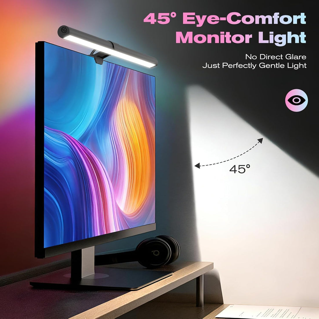 Monitor Light Bar Touch Control Dual Side Lighting-15.75-inch