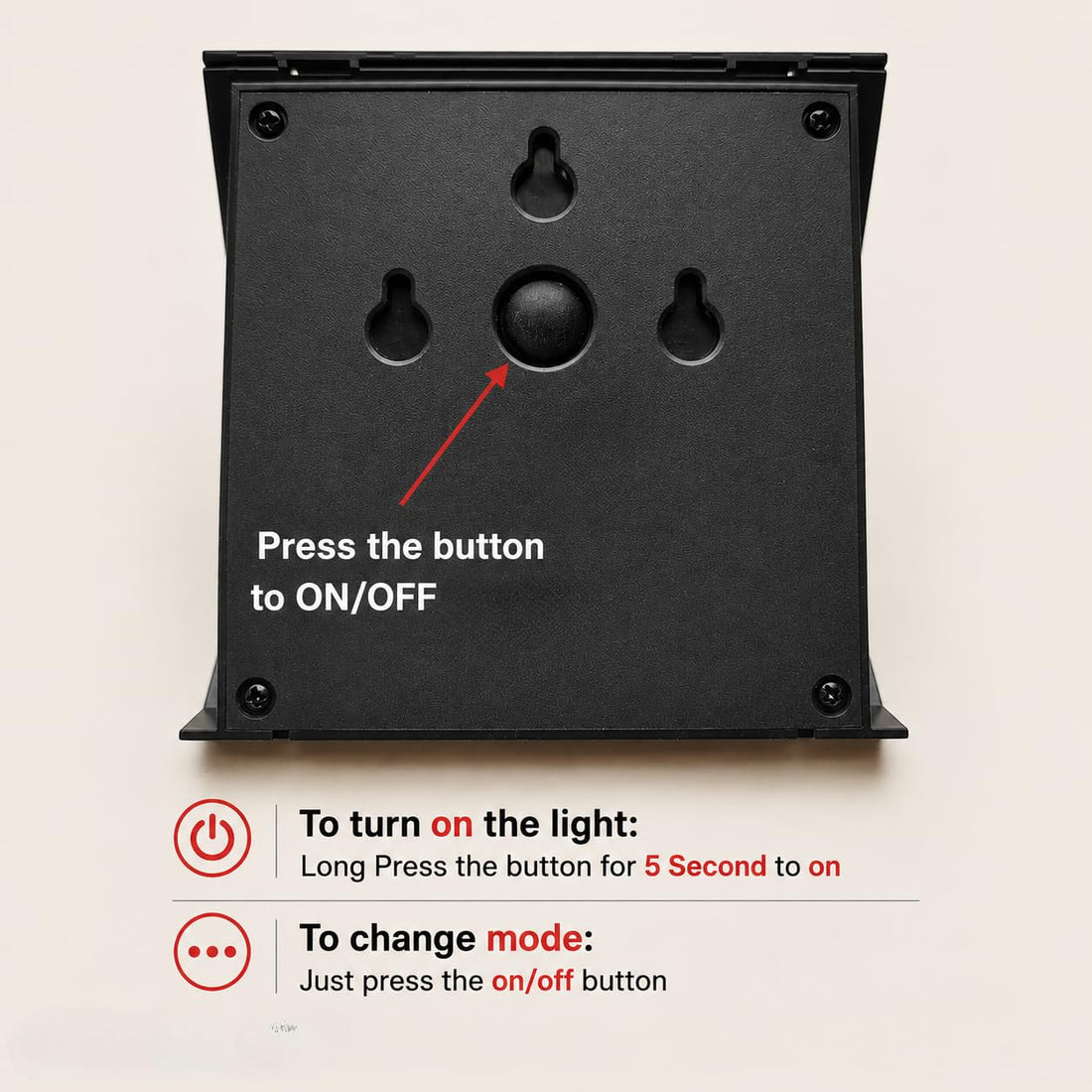 Solar Powered Fast Charging Modern Slim  Wall Light