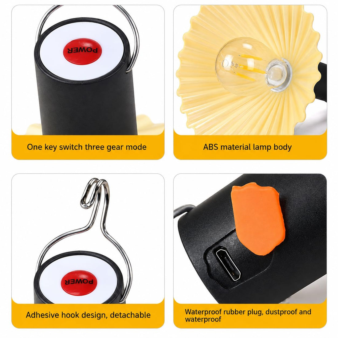 USB Rechargeable Camping Lantern Light