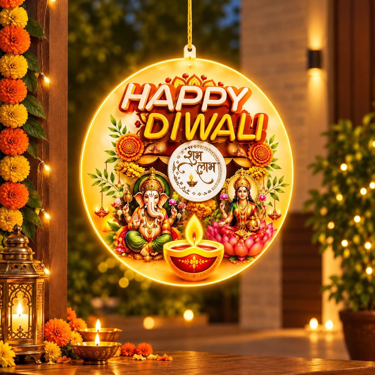 Happy Diwali LED Decorative Light
