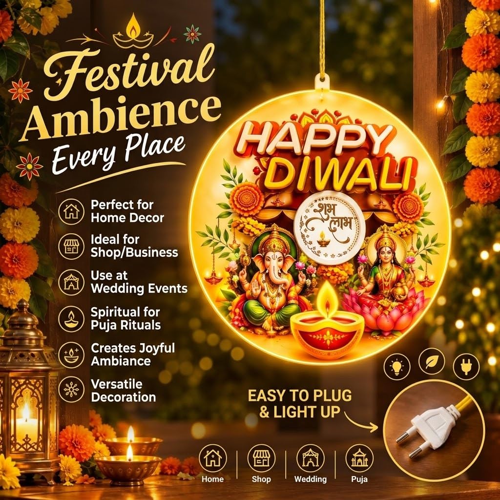 Happy Diwali LED Decorative Light