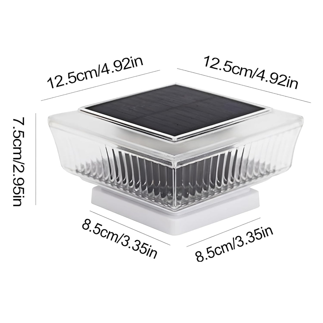 Solar Powered Pillar Light