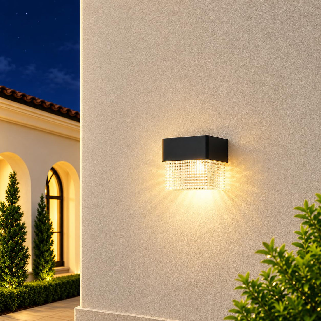Solar Powered Outdoor Wall Light