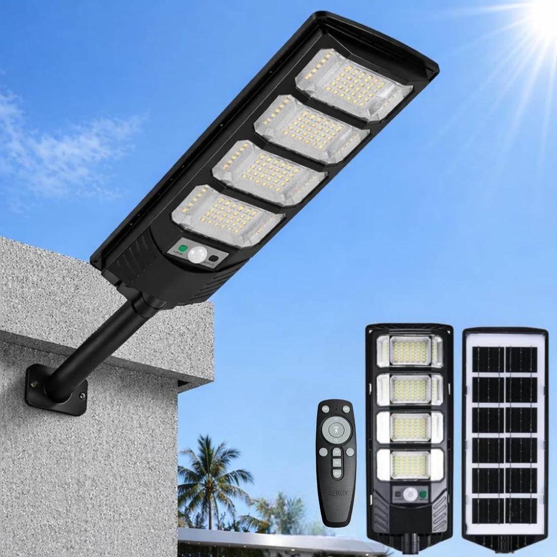 200W Solar LED Street Light With Remote