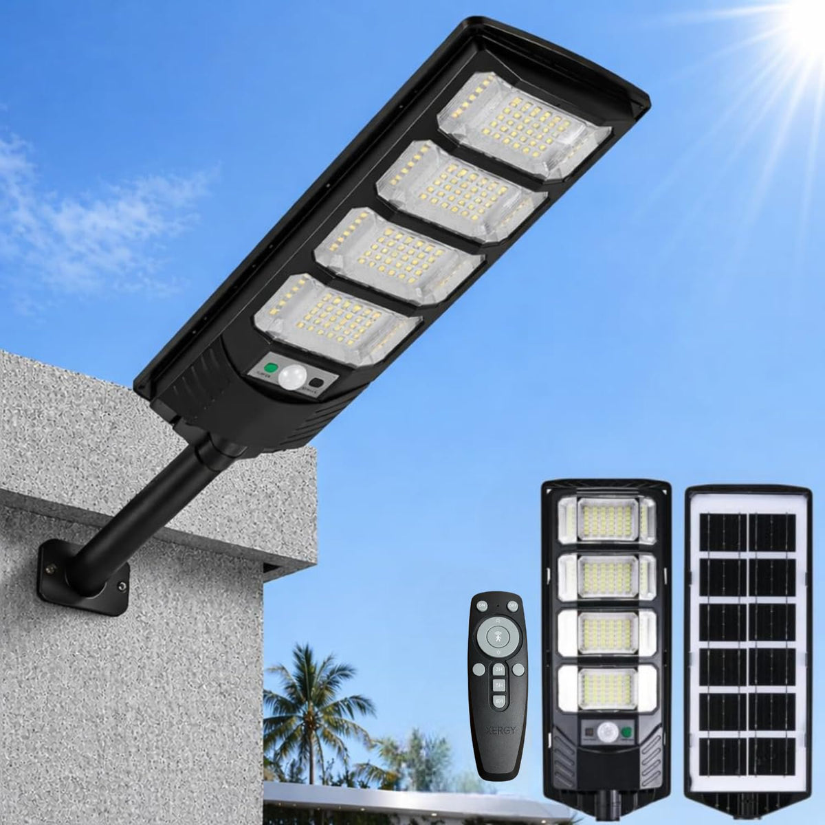 200W Solar LED Street Light With Remote