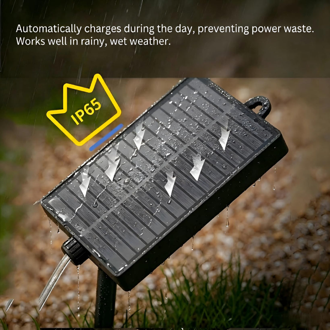 Solar Powered Colorful Umbrella Design Garden Stake Lights (Pack of 6)